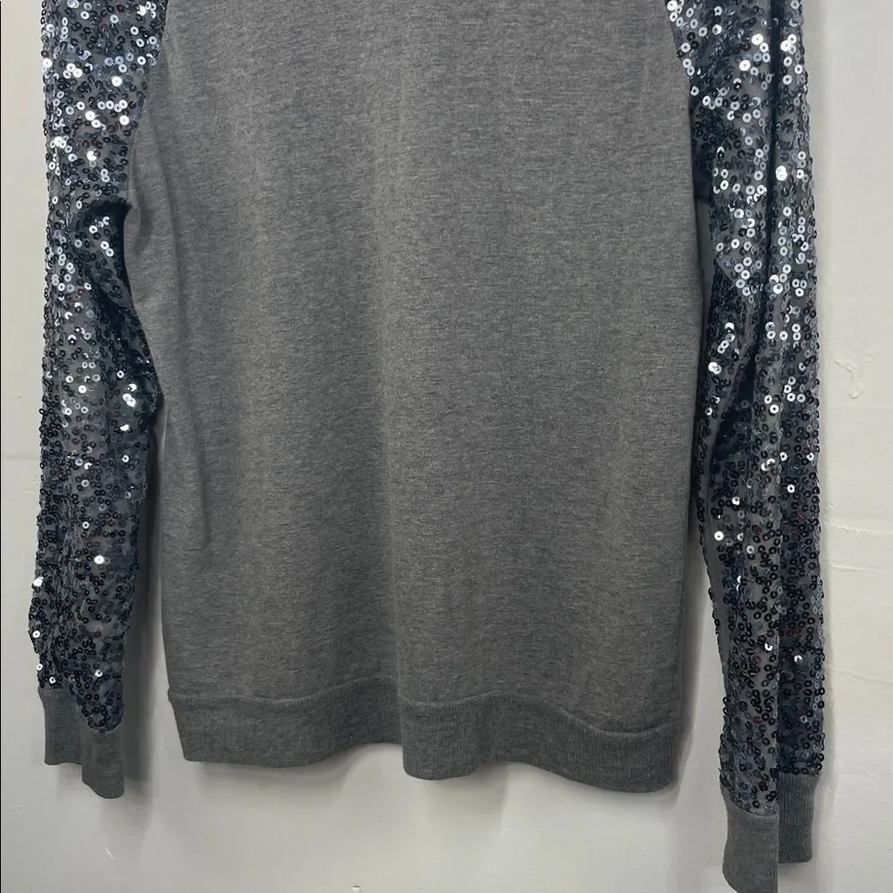 Justice Sequin Light Weight Sweat Shirt ( make peace happen) Girls size 20